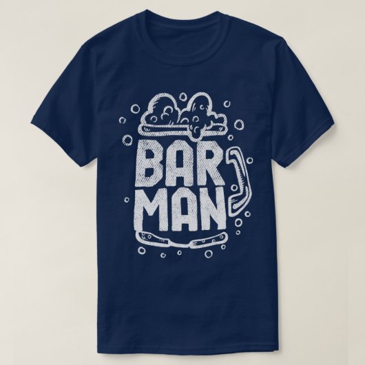 Barman 6 t-shirt (Design voorkant)