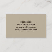 Barman de barre de serveuse de carte perforée de (Dos)