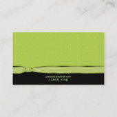 Barman/Eigenaar Bar Visitekaartje (Achterkant)