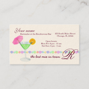 Barman/Eigenaar Bar Visitekaartje
