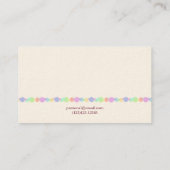 Barman/Eigenaar Bar Visitekaartje (Achterkant)