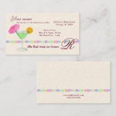 Barman/Eigenaar Bar Visitekaartje (Voorkant / Achterkant)