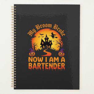 Barman Halloween Maison Hantée Sorcière Citrouille