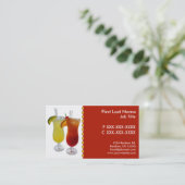 Barman margarita personnalisable cartes de visite (Debout devant)