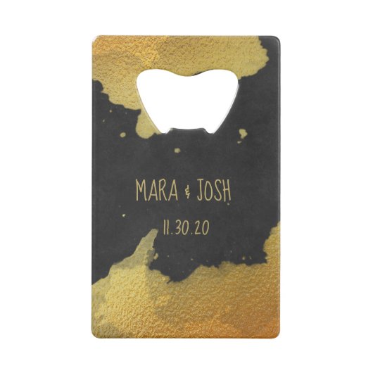 *~* Barman Mariage de tableau noir et or (Devant)