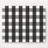 BARMHOUSE BLACK EN WHITE GINGHAM CHECK MUISMAT (Voorkant)