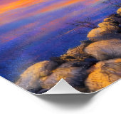 Barn Bluff, Red Wing Sunset Glossy Poster (Coin)