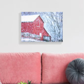 Barn Bluster (12,47 x 9 x 75 inch) Canvas Afdruk (Insitu (Woonkamer))
