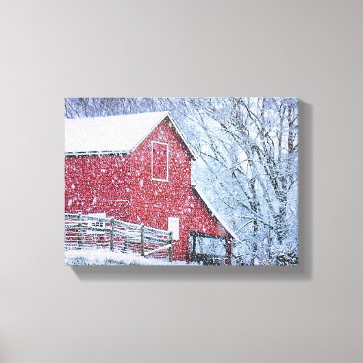 Barn Bluster (12,47 x 9 x 75 inch) Canvas Afdruk (Voorkant)