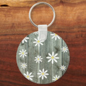 Barn board Daisy Sleutelhanger (Voorkant)