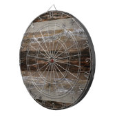 Barn Board Rustic Wood Dart Board Dartbord (Voorkant Rechts)