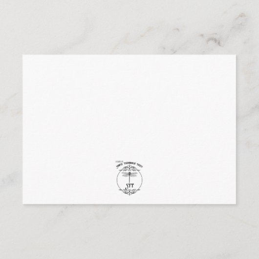 Barn & Boots Rustic Cowboy Westerne bruiloft Detai Informatiekaartje (Achterkant)