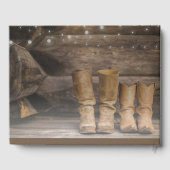 Barn Boots Rustic Wedding Gastenboek (Achterkant)