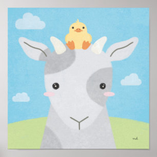 Barn Buddies - Goat & Chick 2 Poster