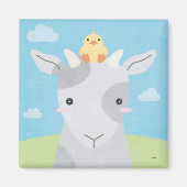 Barn Buddies - Goat & Chick Magneet (Voorkant)