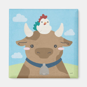 Barn Buddies - Koe & Chick Magneet