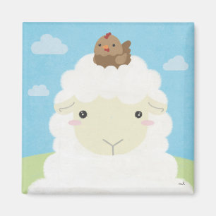Barn Buddies - Sheep & Chick Magneet