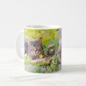 Barn Cats - Elle & Mew Coffee Mug (Devant gauche)