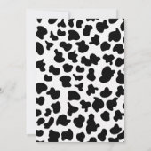 Barn Cow Imprimer Carte de remerciements d'anniver (Dos)