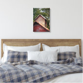 Barn Cupola met een zachte verf Canvas Afdruk (Insitu (Slaapkamer))