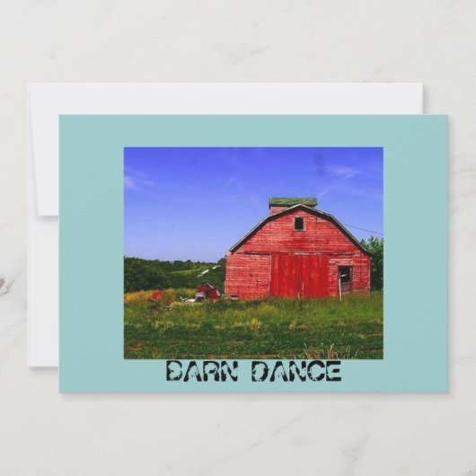 Barn Dance Invitation (Devant)
