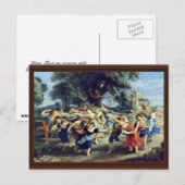 Barn Dance van Rubens Peter Paul (beste kwaliteit) Briefkaart (Voorkant / Achterkant)