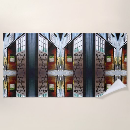 Barn Door Perspective, Revelation 3:8 Strandlaken (Voorkant)