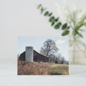 Barn en Silo - Briefkaart (Staand voorkant)