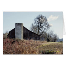 Barn en Silo - Kaart en envelop