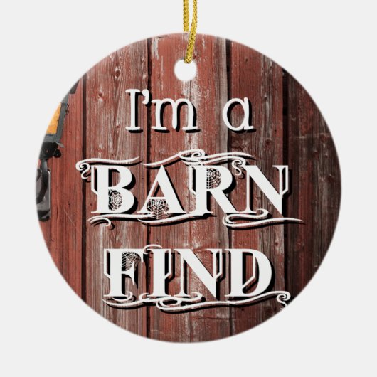 Barn Find Keramisch Ornament (Voorkant)