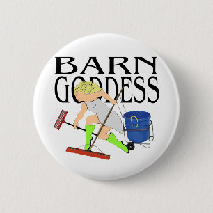 Barn Goddess Ronde Button 5,7 Cm
