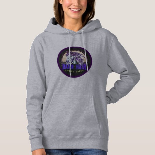 Barn hair don't care hoodie (Voorkant)