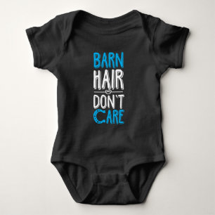 Barn Hair kan het niet schelen dat Pony Horse Ridi Romper