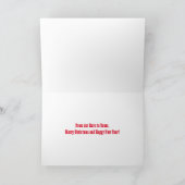 Barn Horse Kerstfeestdag Kaart (Binnen)