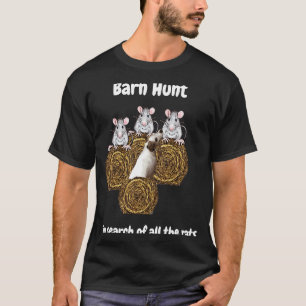Barn Hunt op zoek naar ratten Parson Russell Terri T-shirt