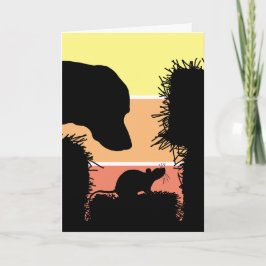 Barn Hunt Wenskaart voor Scent Work Sport Honden Kaart