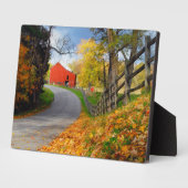 Barn in Herfst Fotoplaat (Zijkant)