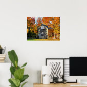 Barn in het najaar poster (Thuiskantoor)