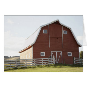 Barn in landschap