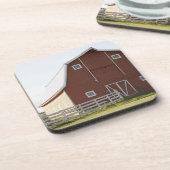 Barn in landschap drankjes onderzetter (Linkerzijde)