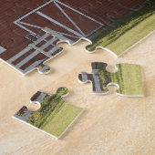 Barn in landschap legpuzzel (Zijkant)