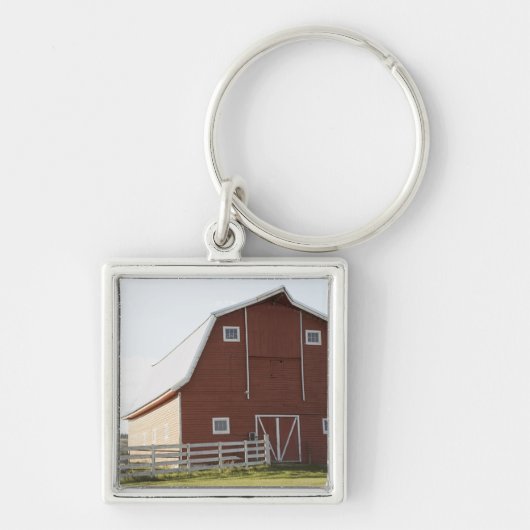 Barn in landschap sleutelhanger (Voorkant)