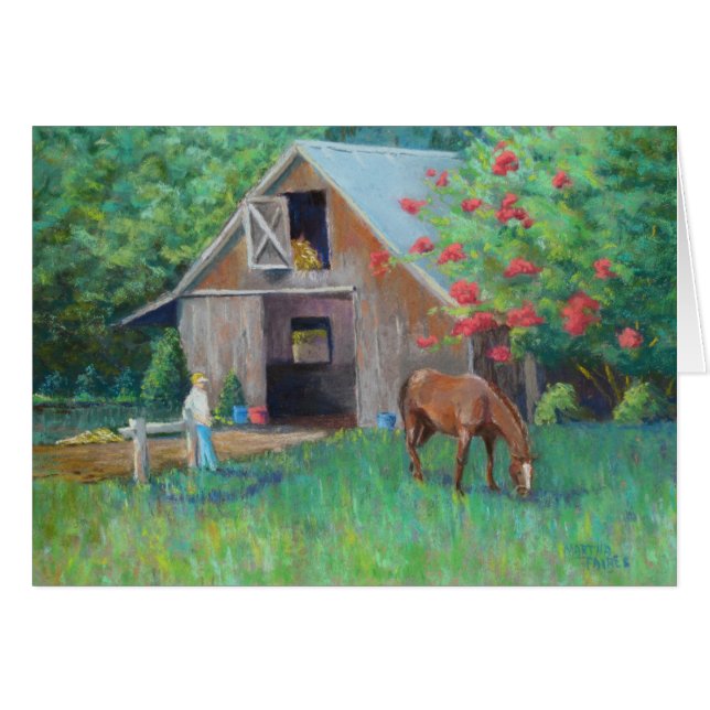 "Barn in Leatherwood" (Voorkant Horizontaal)