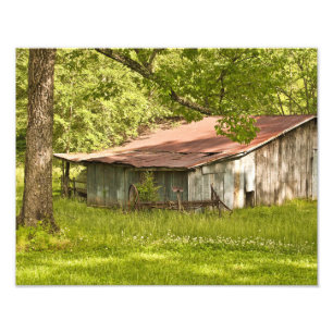  Barn in Spring Green Tennessee Fotografie Foto Afdruk