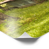 Barn in Spring Green Tennessee Fotografie Foto Afdruk (Hoek)