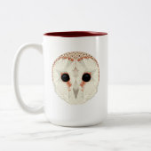 Barn Owl 15oz. Mok donkerrood (Links)