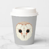 Barn Owl 8oz. Gobelets en papier (Recto)