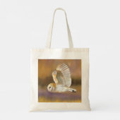 Barn Owl. A Time to Fly.  Tote Bag (Achterkant)