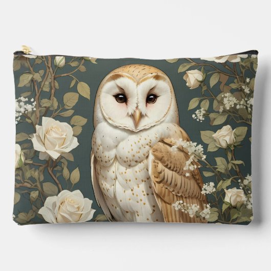 Barn Owl And White Roses William Morris Inspired Etui