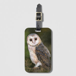 Barn Owl Bagagelabel